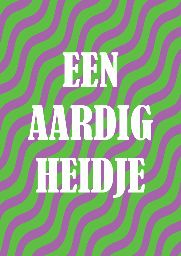 A6 kaart  een aardig heidje