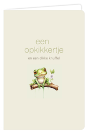 Een opkikkertje en een dikke knuffel