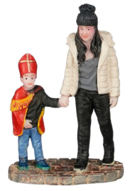 Luville Sinterklaas  Moeder met hulp Sint