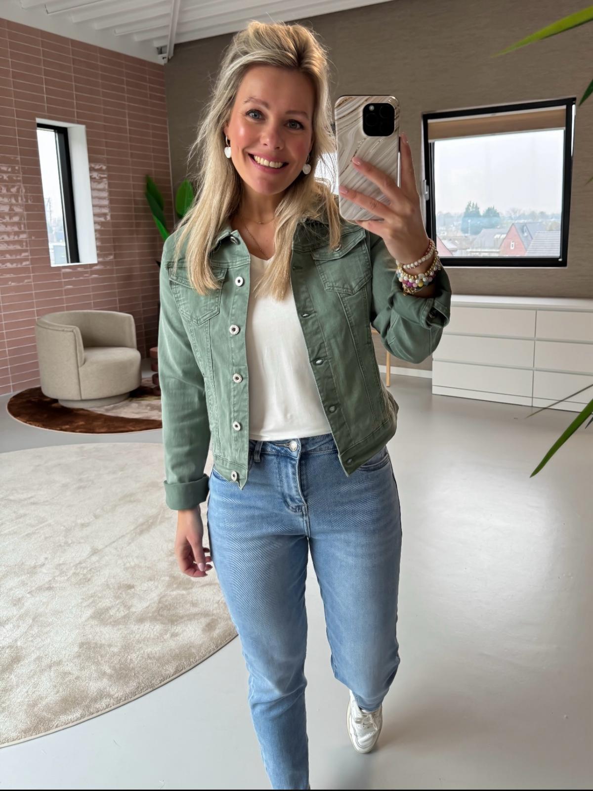 Dylana Spijkerjasje Army Maat S