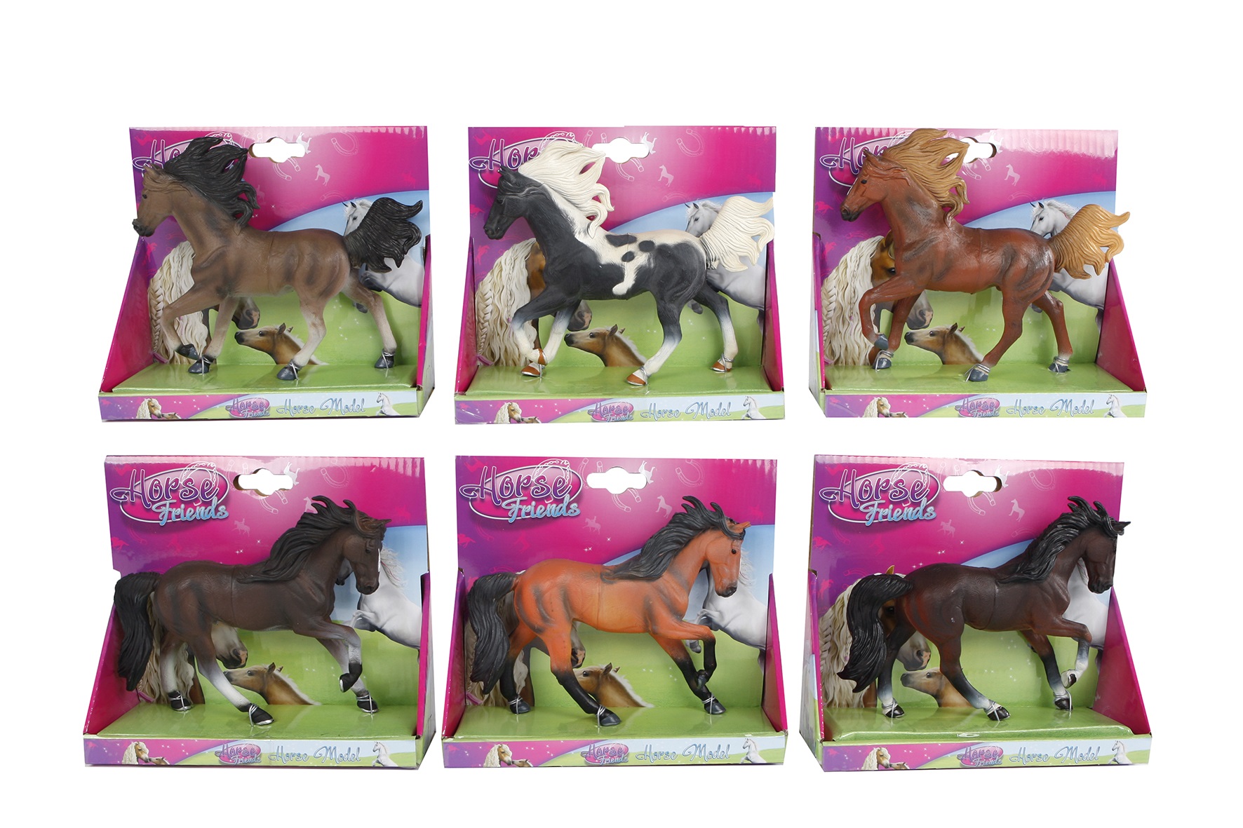 Horse Friends paard 6ass 15,5cm