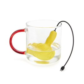 Tea infuser,ElectriciTEA,yellow,silicone