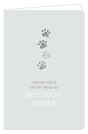 Heel veel sterkte met het verlies van een trouw maatje