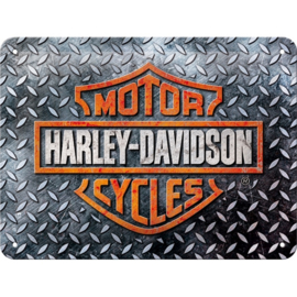 Tin Sign 15 x 20 Harley/Davidson /  Diamond Plate