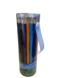 KLEURPOTLODEN SET 50PCS   (F1)