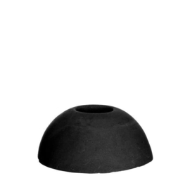 Kandelaar bol zwart 3 x Ø7 cm