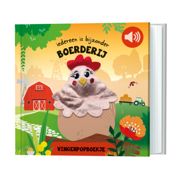 Vingerpopboekje iedereen is bijzonder Boerderij