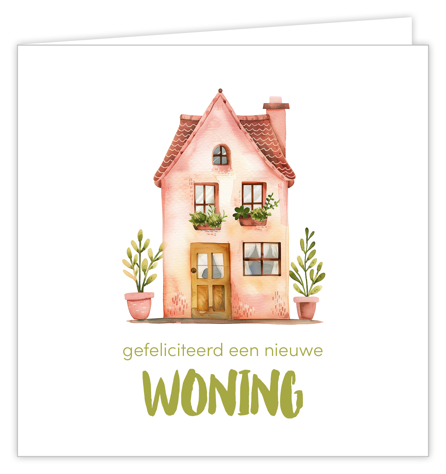 Gefeliciteerd een nieuwe woning