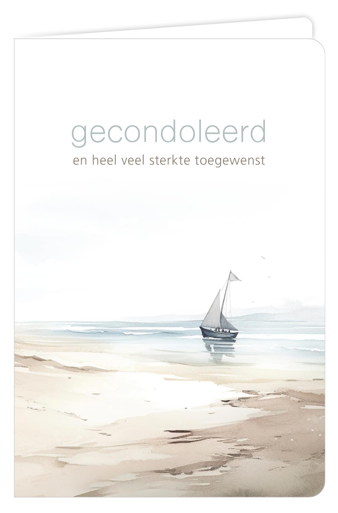 Gecondoleerd en heel veel sterkte toegewenst