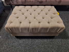 Hocker Chesterfield Polyester Taupe