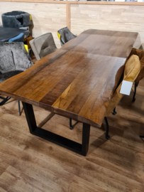 Eettafel 220x100x78 cm acaciahout