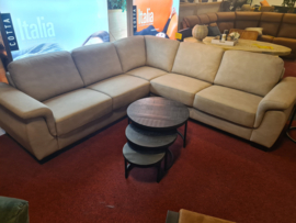 Hoekbank Lisa Microvezel Beige alleen dit weekend op=op