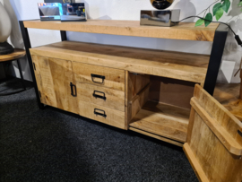 Dressoir 145x45x80 cm mangohout