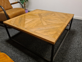 Salontafel 100x100x40 cm mangohout de laatste op=op