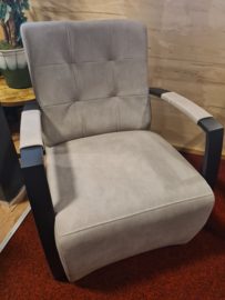 Fauteuil Oslo Microvezel Grijs de laatste alleen dit weekend op=op