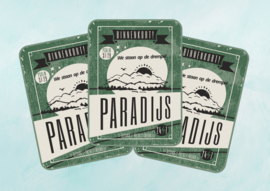 retro postkaart: Paradijs