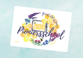 aquarel postkaart: Zoom Pioniersschool