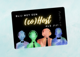 postkaart: Blij met een (co)host als jij!