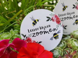 stickers 63mm: Lekker blijven zoomen