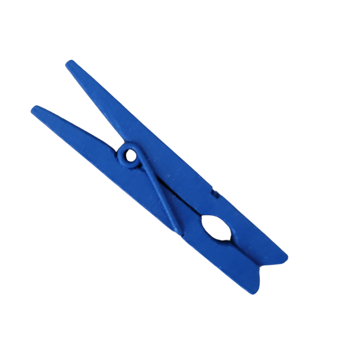 Houten knijpertje donkerblauw