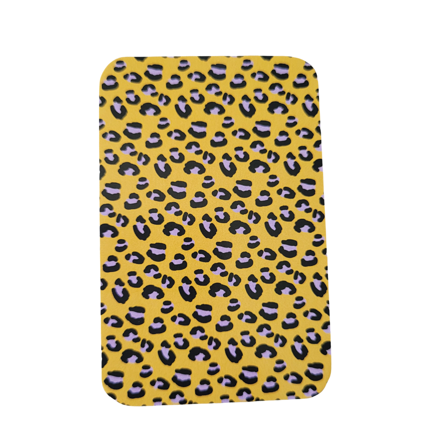Mini kaart / label - panter print