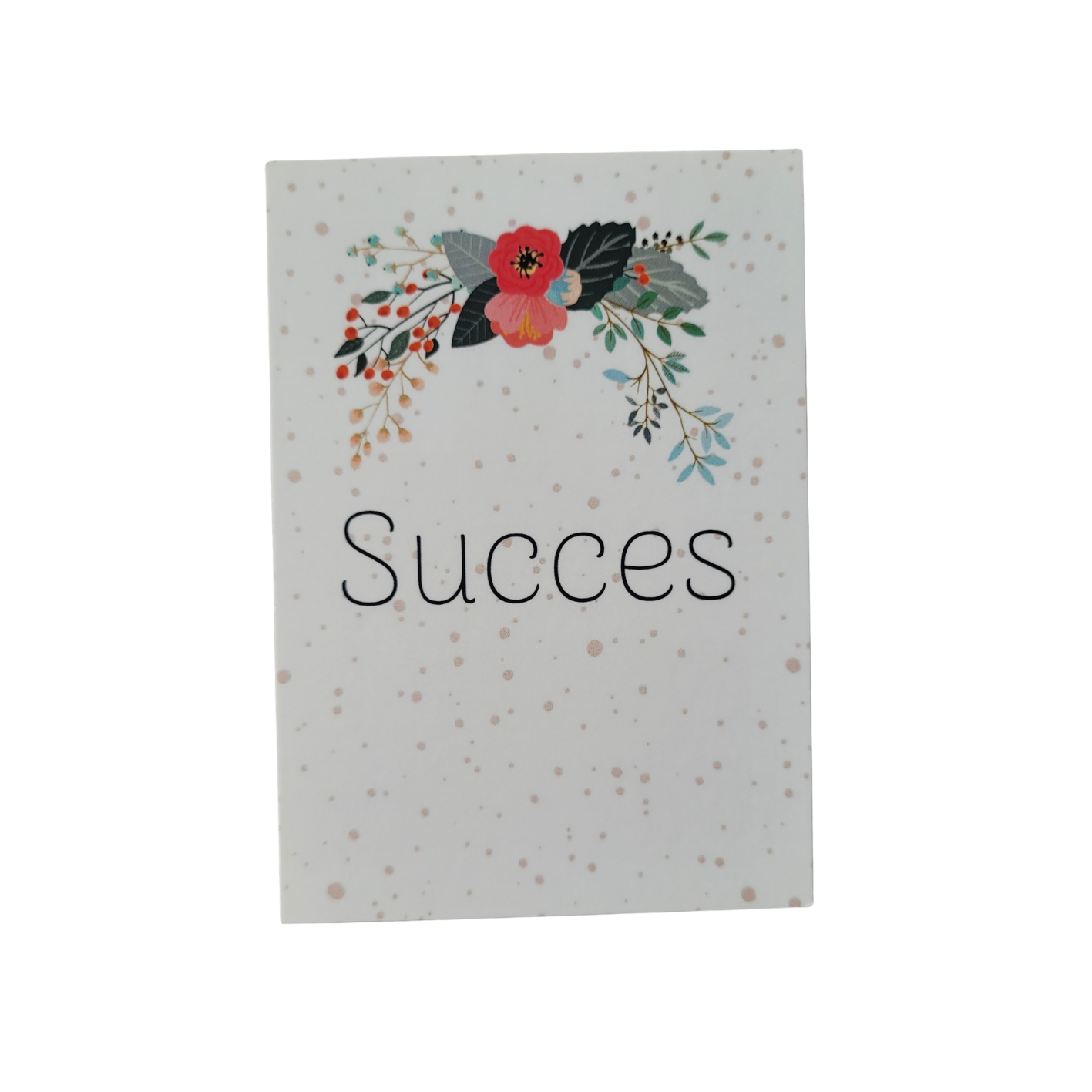 Mini kaart / label Succes