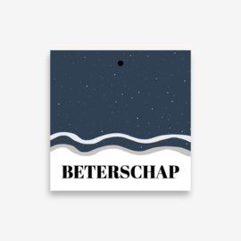 Cadeaulabel Beterschap