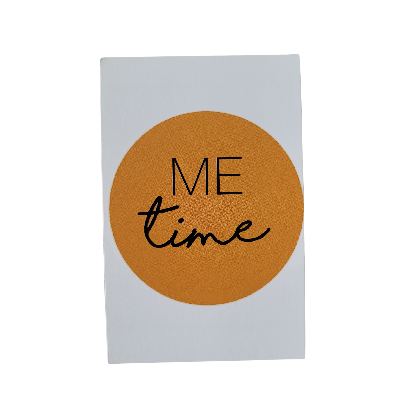 Mini kaart / label - me time