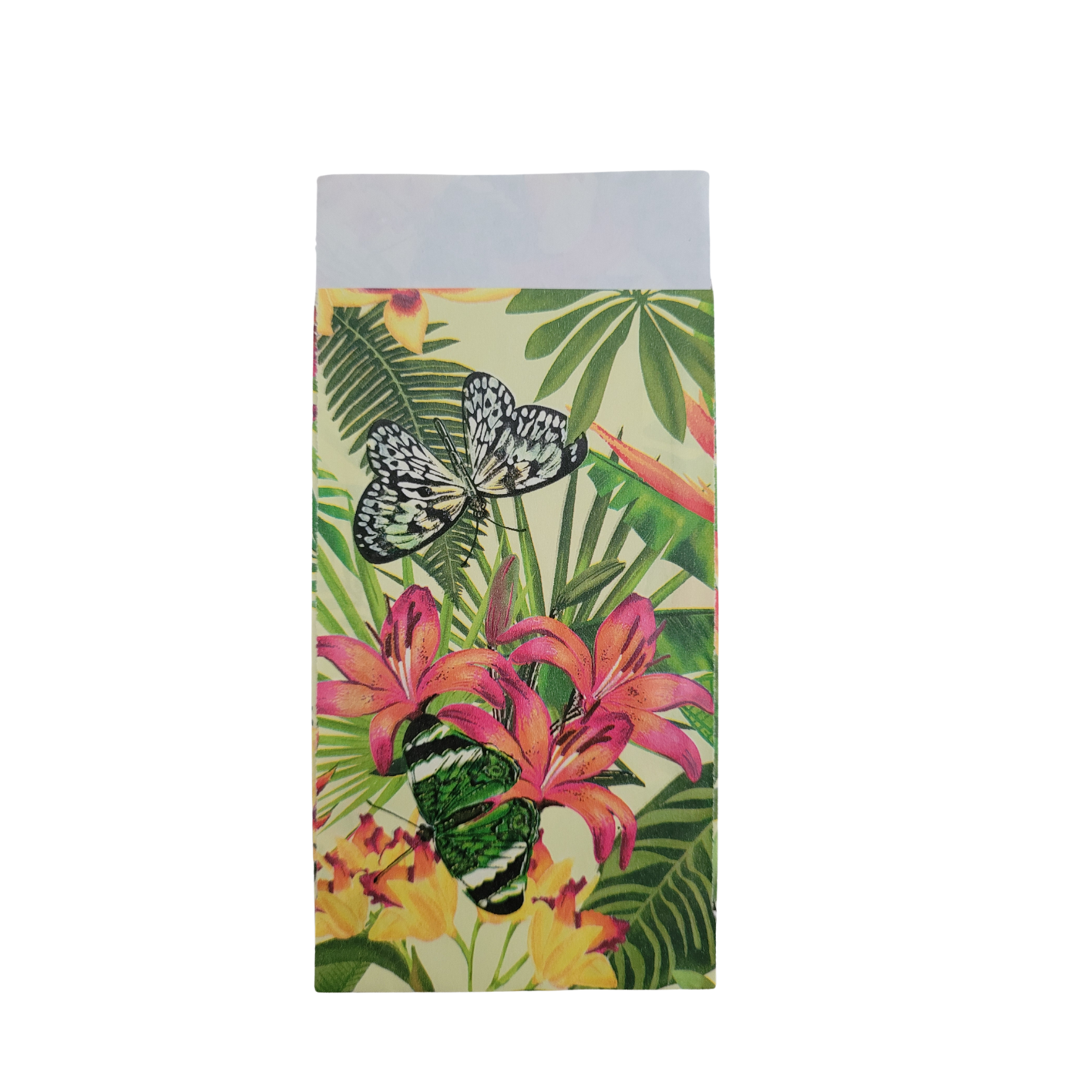 Groen bloemen vlinders