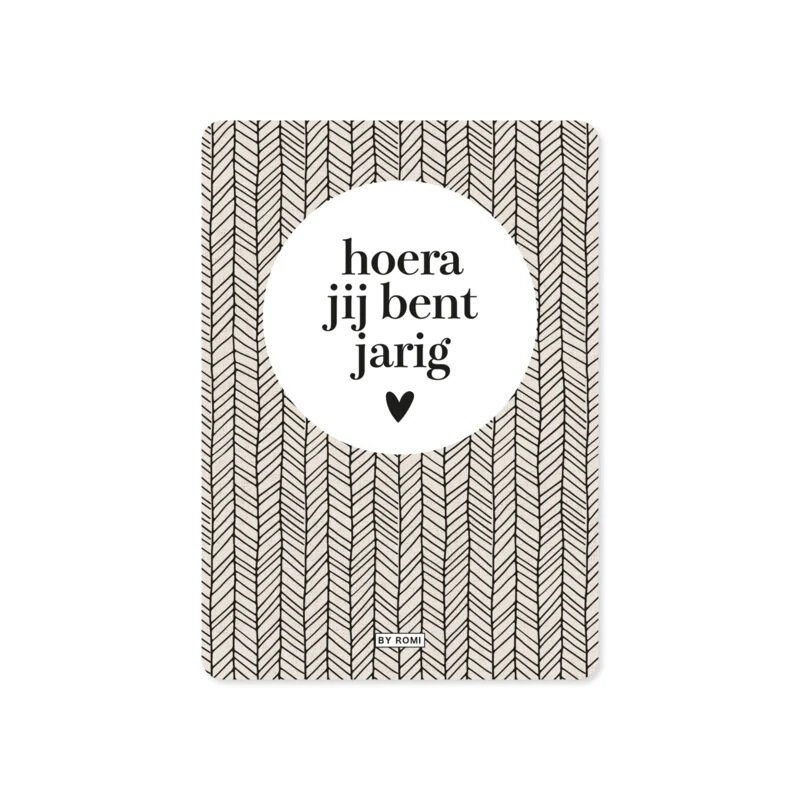 KAART Hoera jij bent jarig!