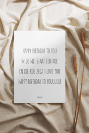 K17 - Happy birthday to you