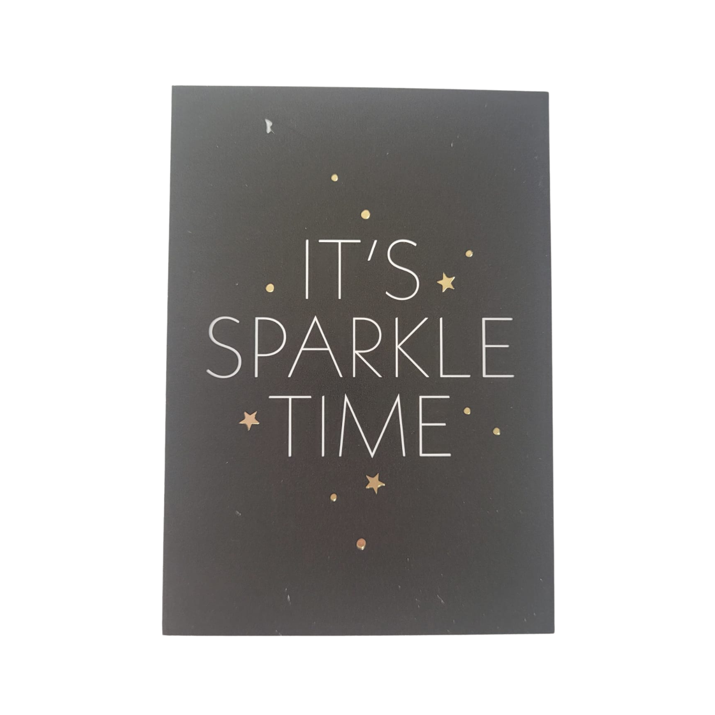 Mini kaart / label It's sparkle time