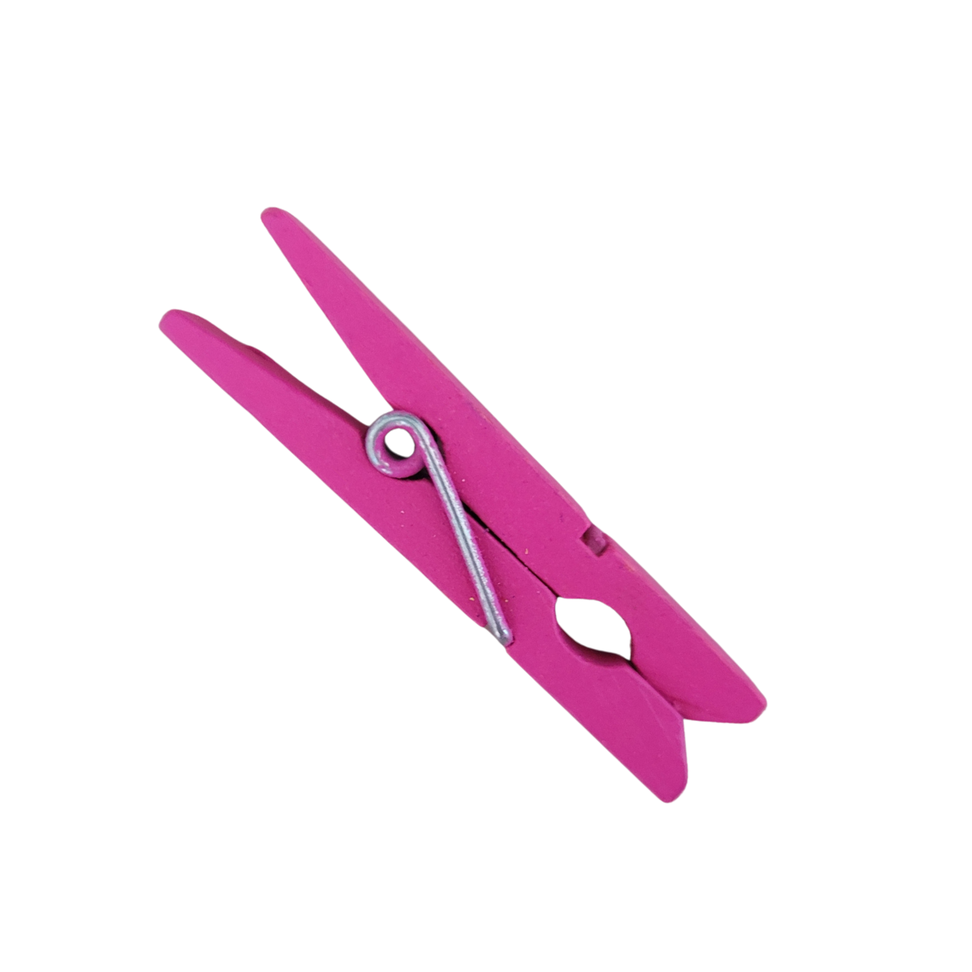 Houten knijpertje roze
