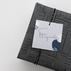Cadeaulabel Fijne verjaardag
