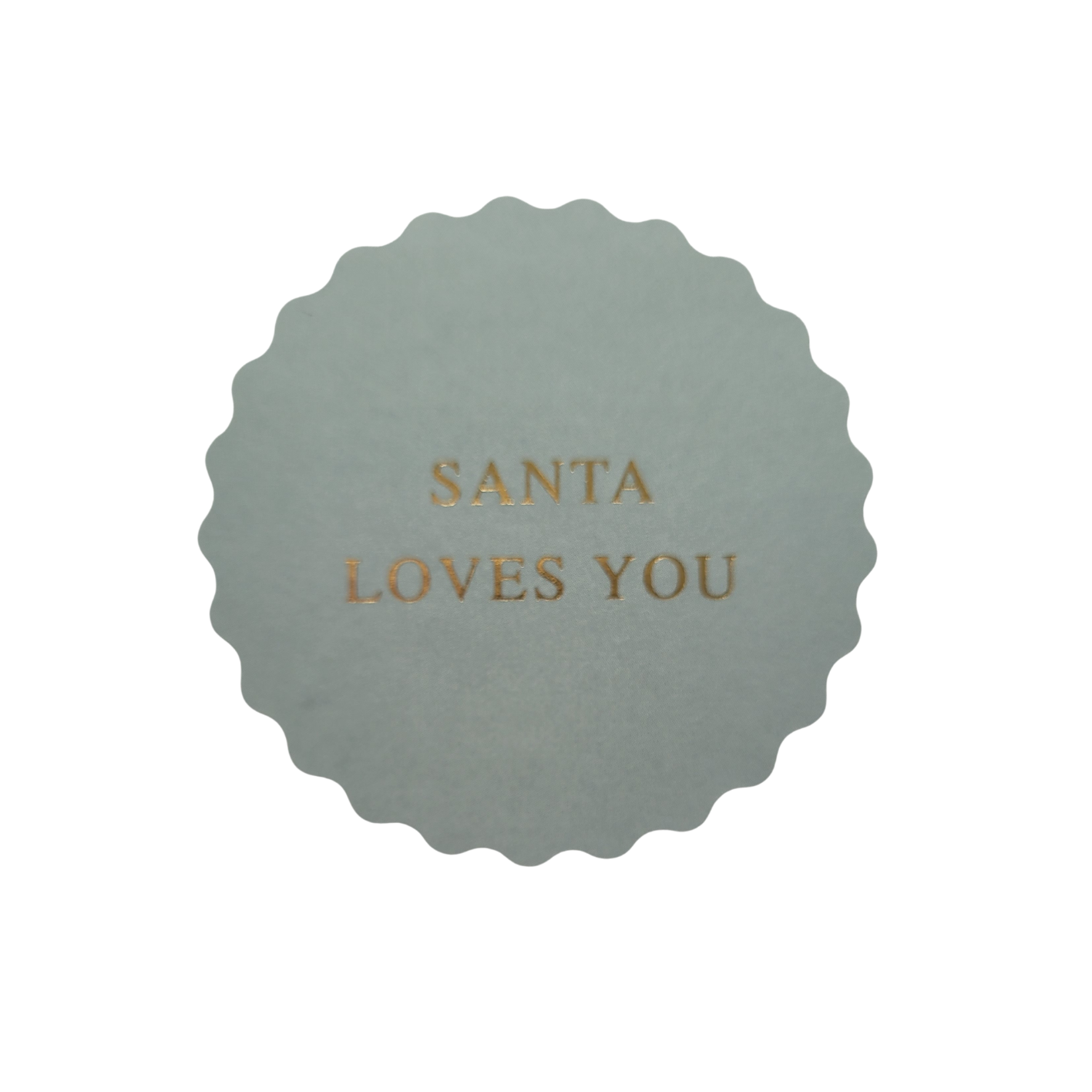 Sticker Santa loves you