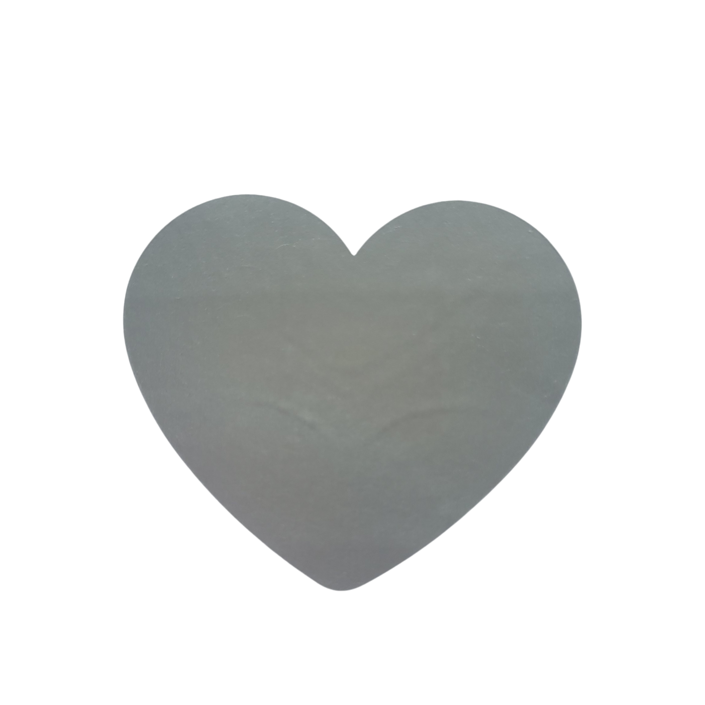 Sticker Zilveren hart