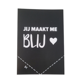 Vlaggenkaart Jij maakt me blij