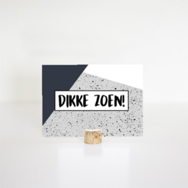 Kaart Dikke zoen