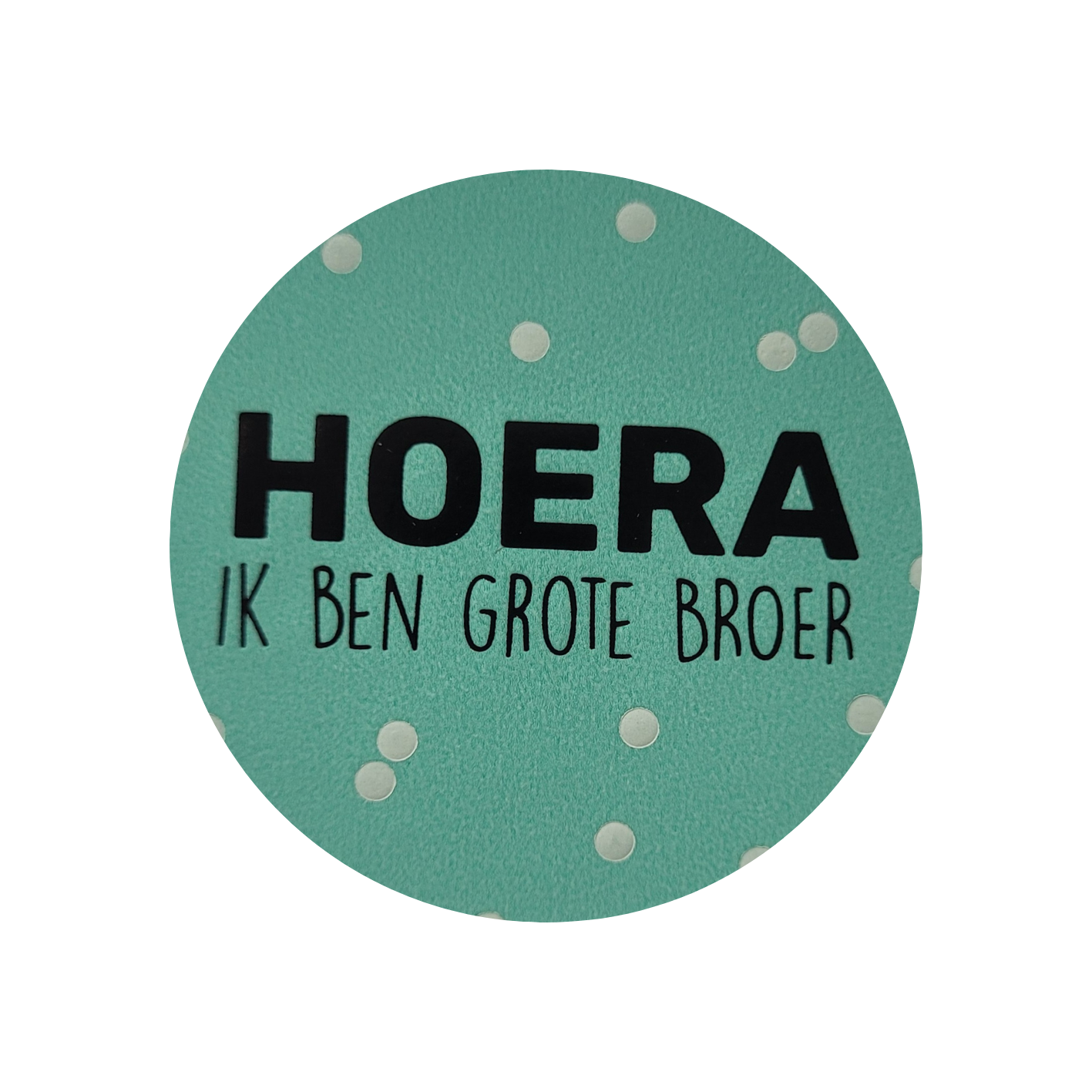 Sticker HOERA ik ben grote broer