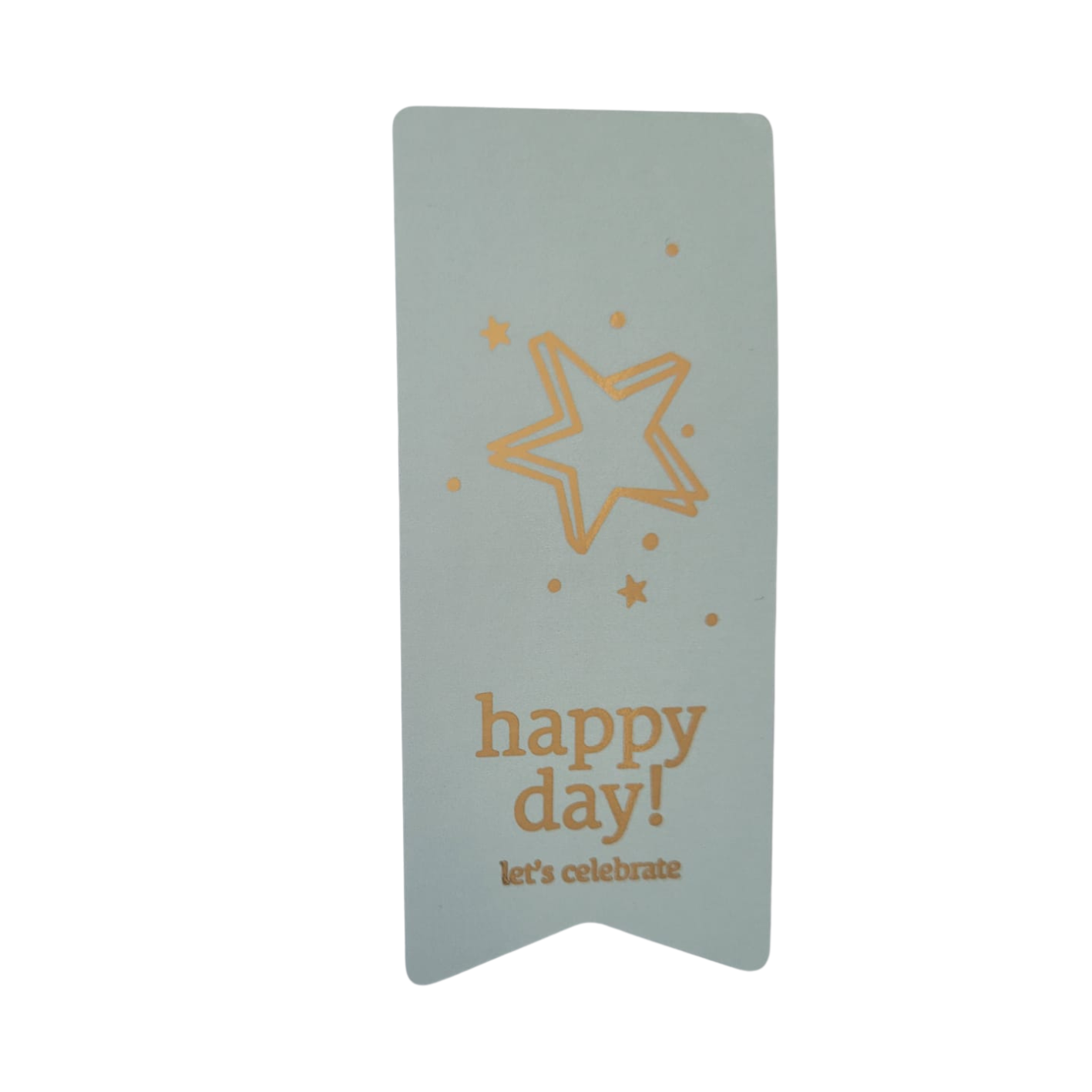 Sticker Kerst happy day! - let's celebrate