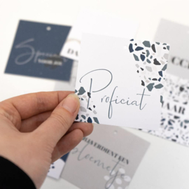 Cadeaulabel Proficiat