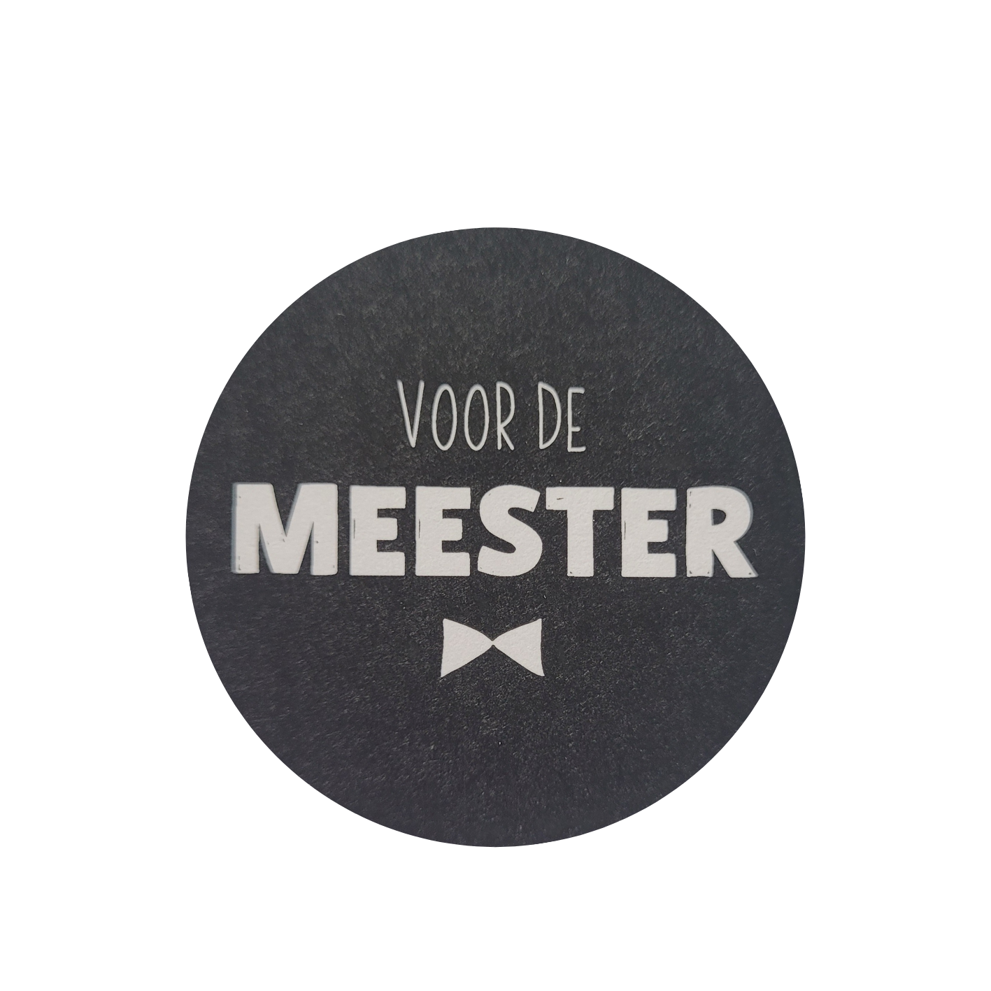 Sticker Voor de meester