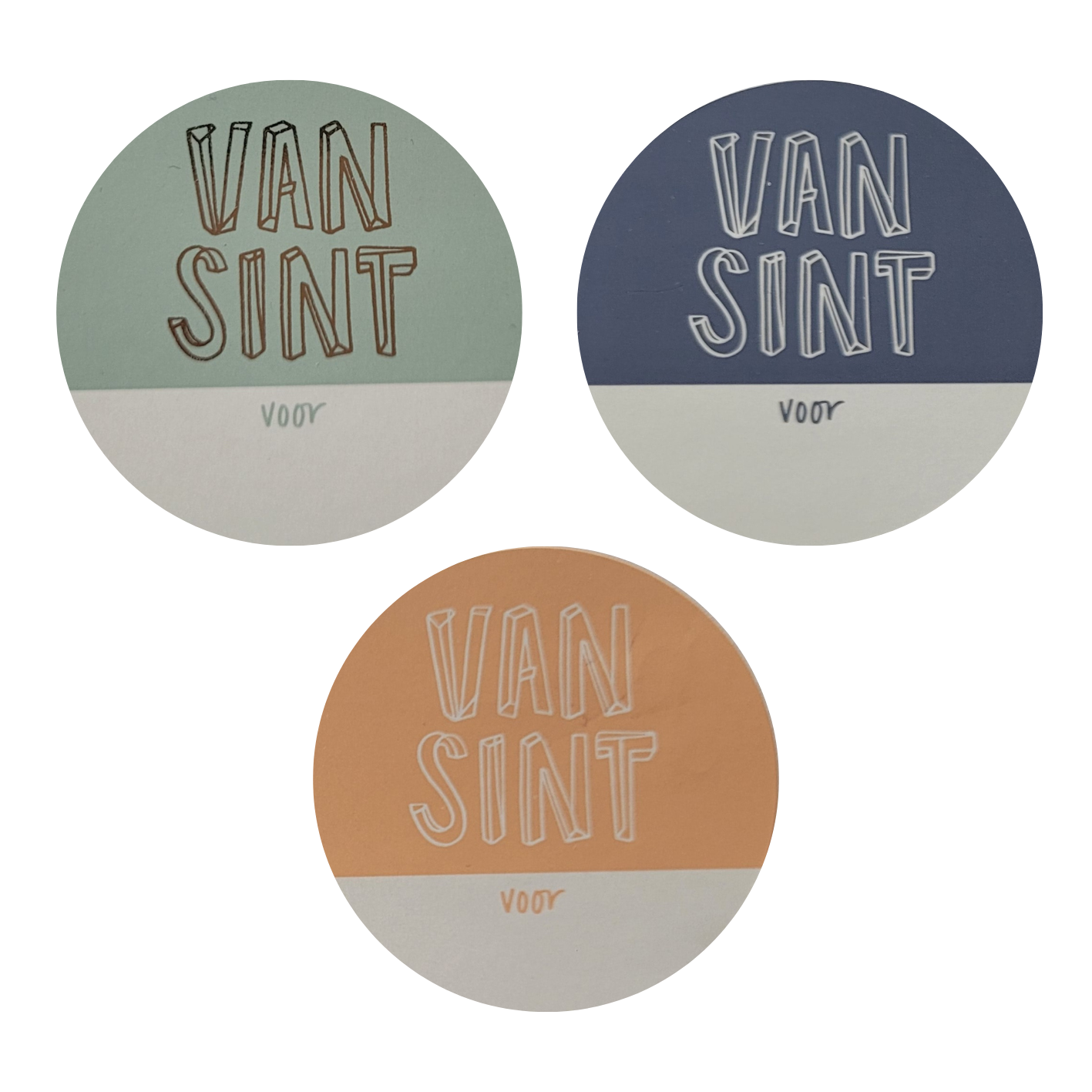 Sticker Van Sint