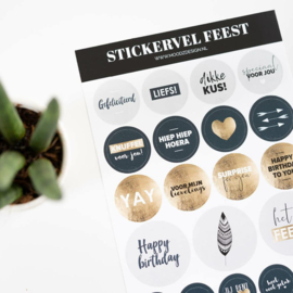 Stickers Feest