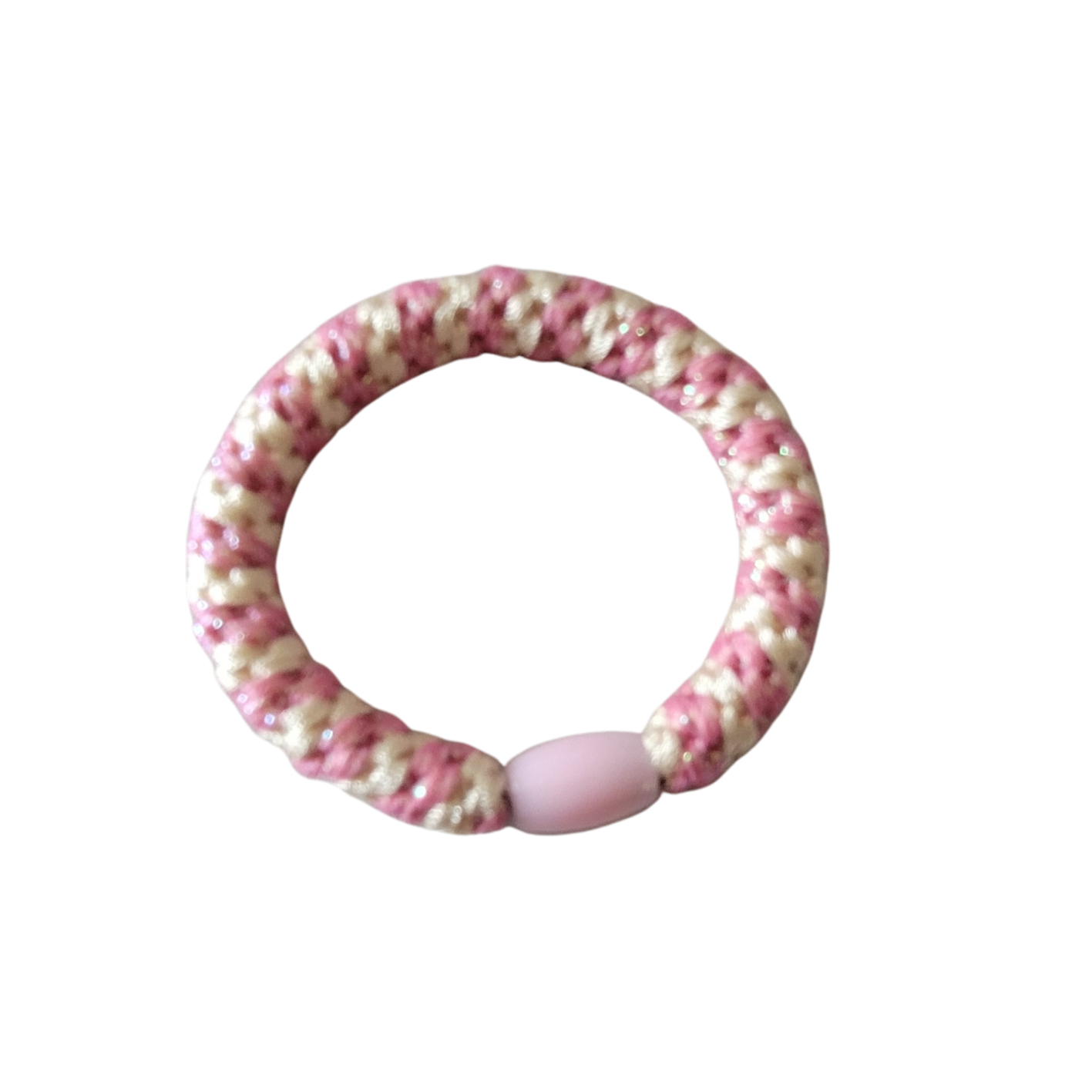Haarelastiek - creme roze