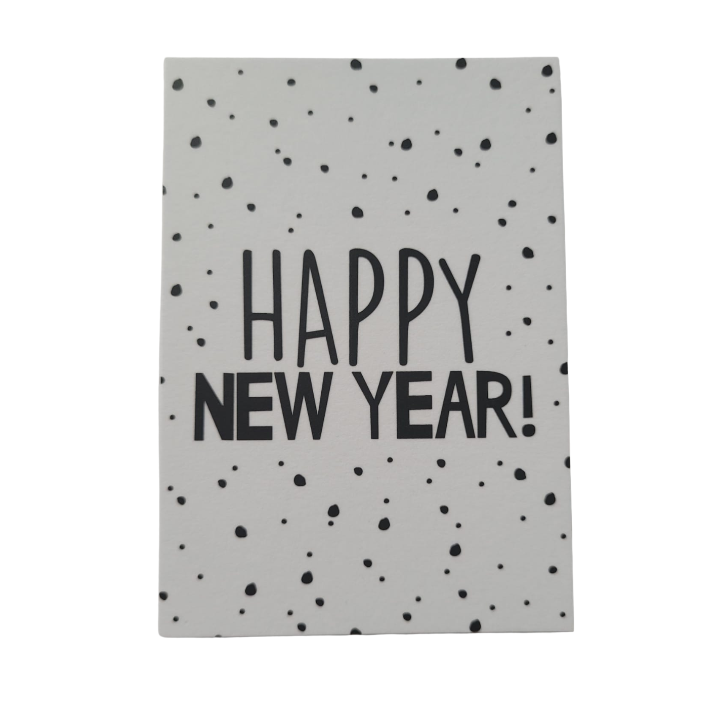 Mini kaart / label Happy new year