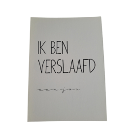 Kaart Ik ben verslaafd aan jou