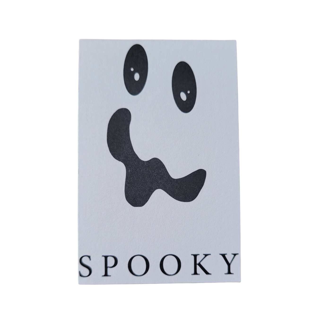 Mini kaart / label - spooky