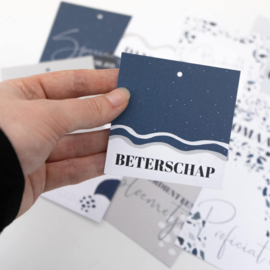 Cadeaulabel Beterschap