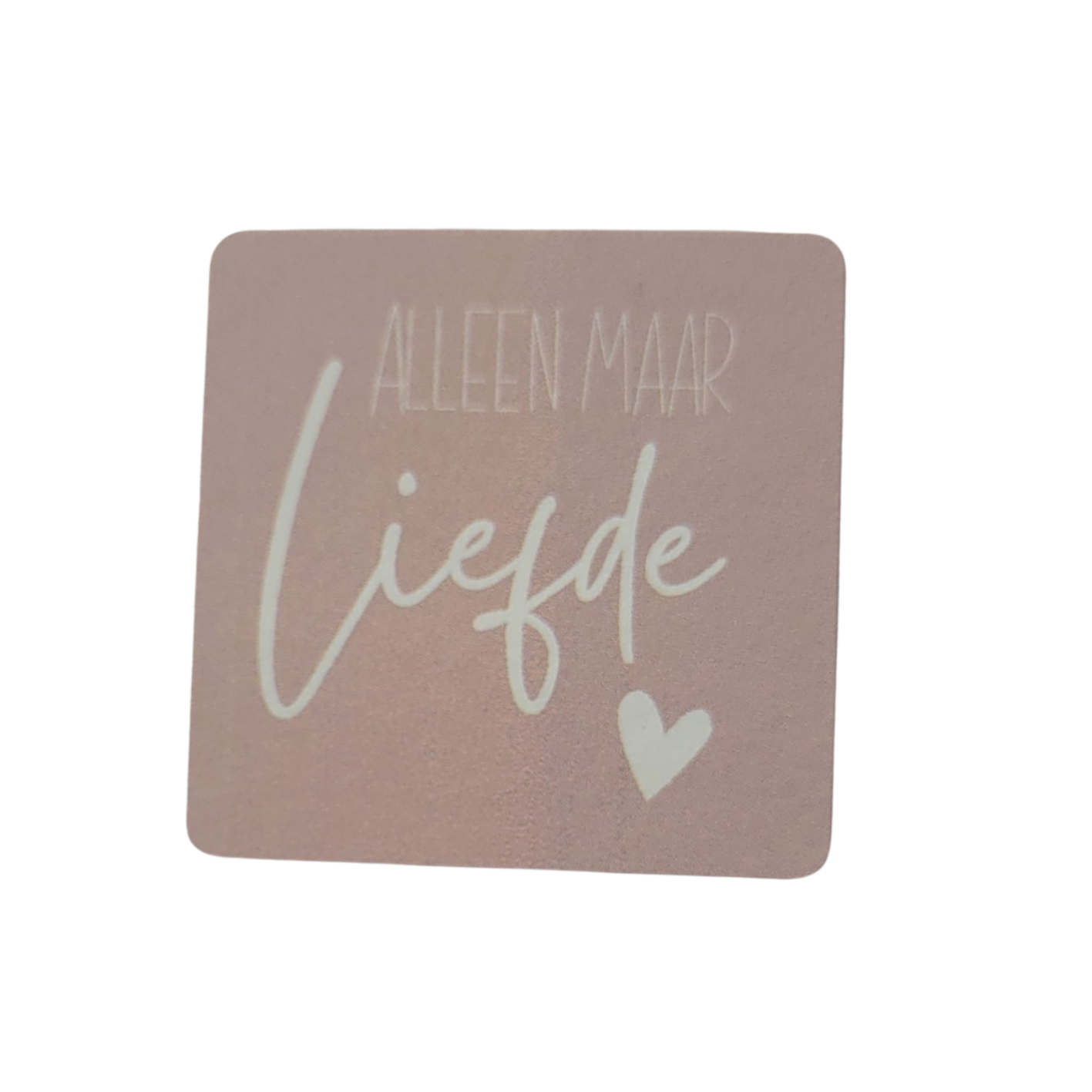 Sticker Alleen maar liefde